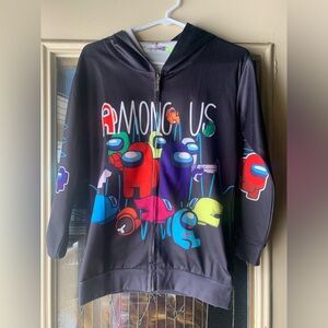 AMONG US Imported Zippered Jacket with Hood, Size 14-16, Unisex. HARD TO FIND!!